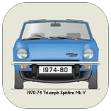 Triumph Spitfire MkV 1974-80 Coaster 1